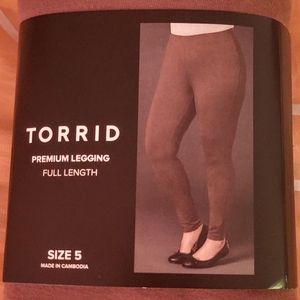 Torrid Premium Full length Leggings - Brown